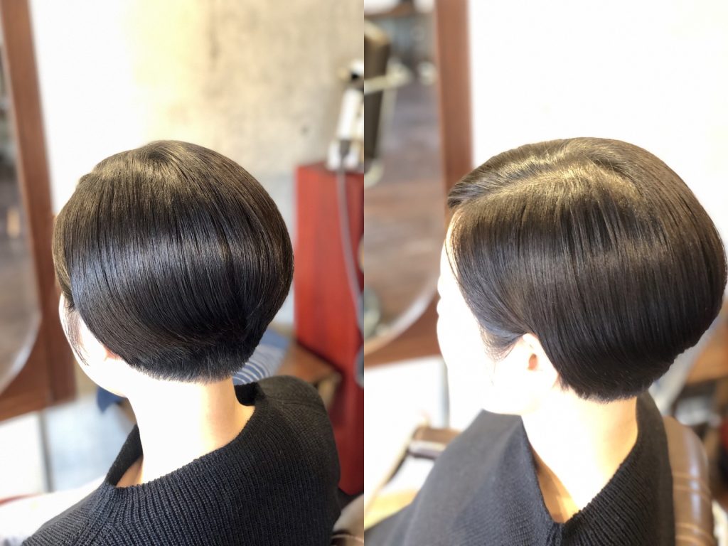 北参道ササヨシ(SASAYOSHI)のショートカット。清潔感と品格を兼ね備えた大人の女性のヘアスタイル。